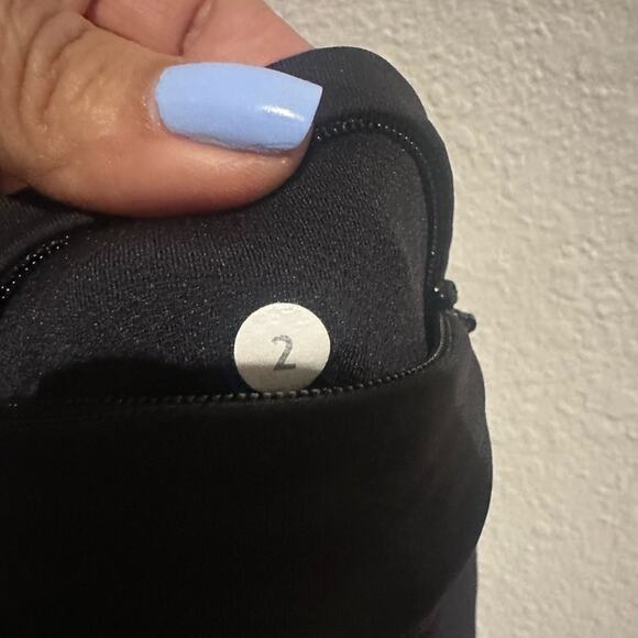 Lululemon Speed Tight II Stained Glass Love Nightfall Black SZ 2 - Picture 4 of 7